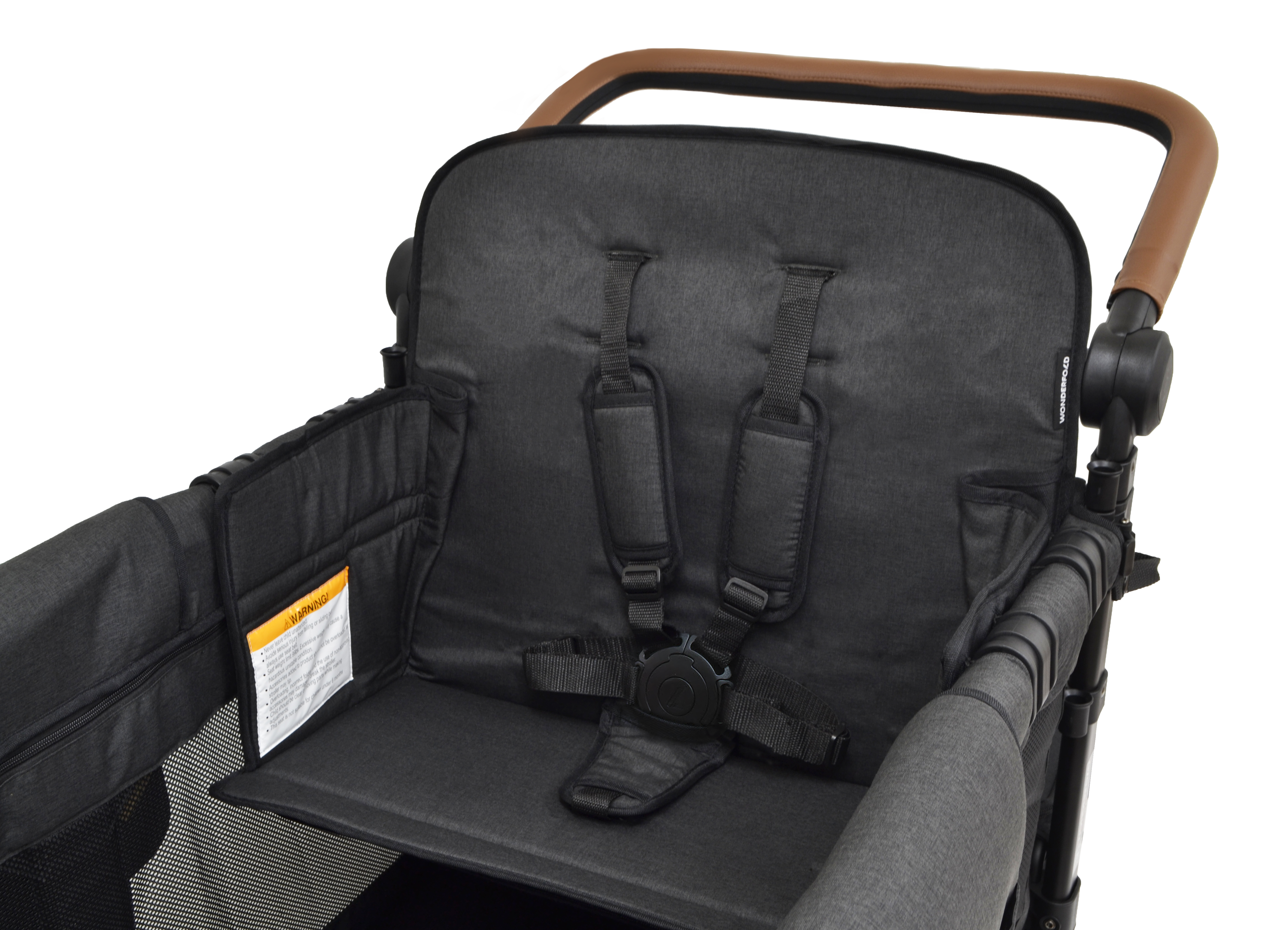 WonderFold W4 - Single Seat Volcanic Black - WonderFold Wagons Australia