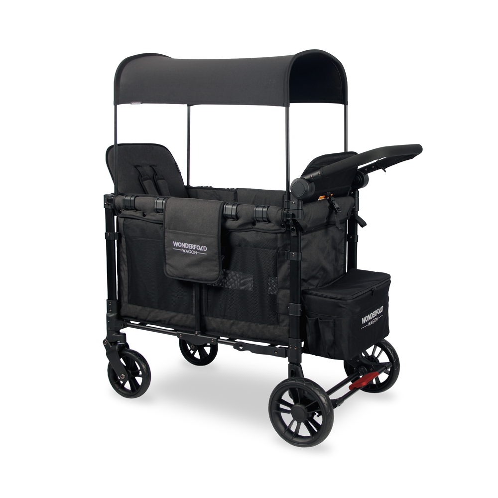 WonderFold W2 Elite in Volcanic Black - Angled Image