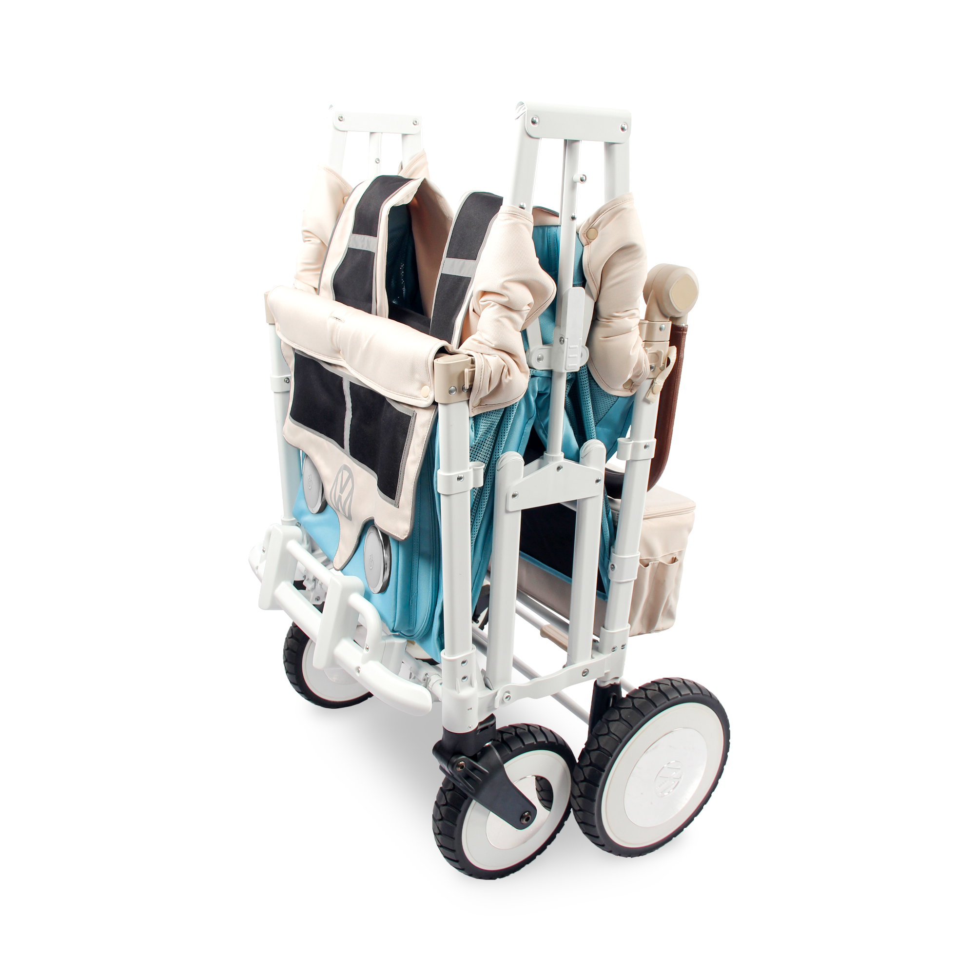 Special Edition W4 Volkswagen Stroller Wagon - Bondi Blue - WonderFold Wagons Australia