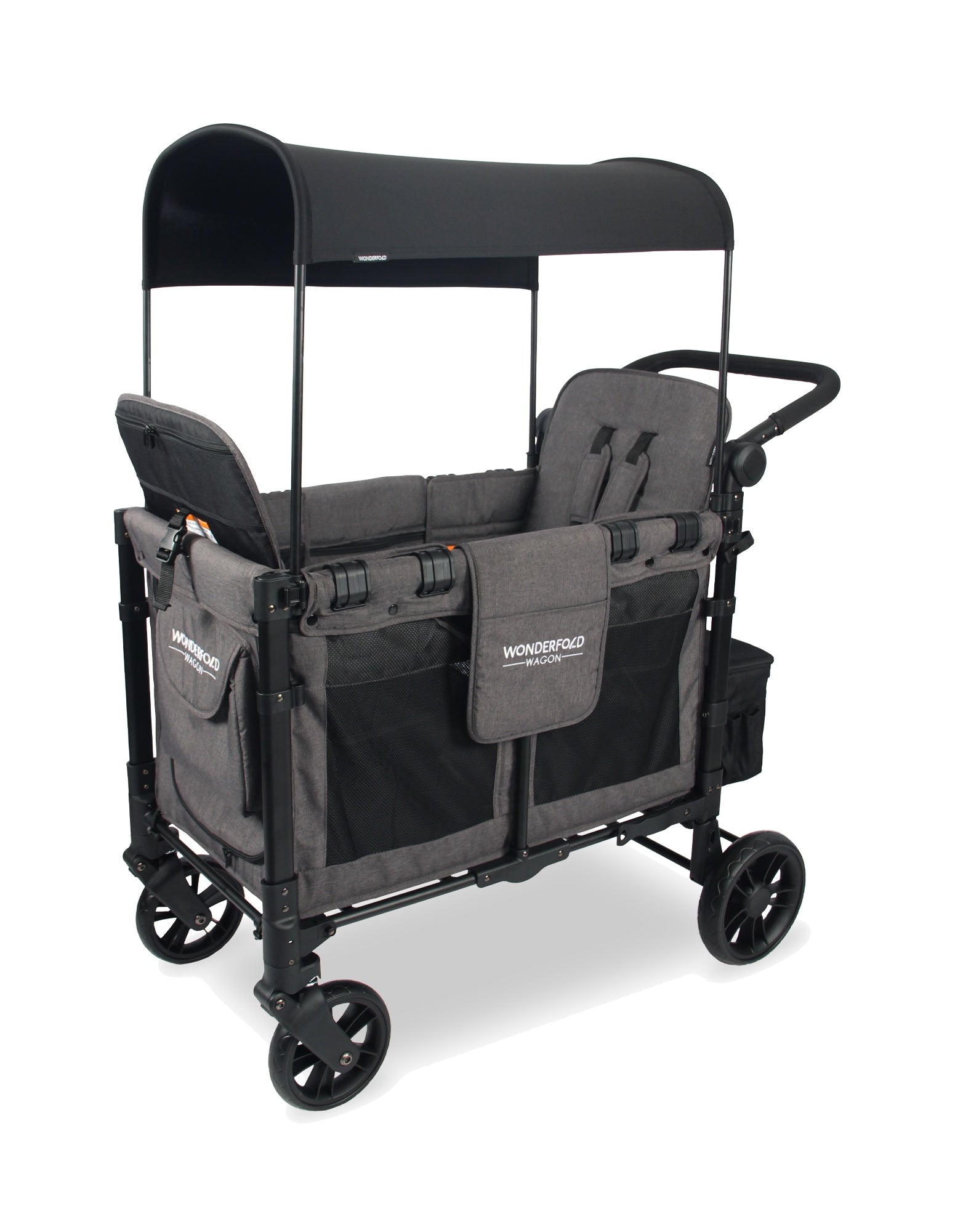 WonderFold W2 Elite Stroller Wagon - Charcoal Grey - WonderFold Wagons Australia