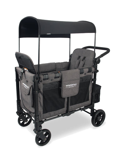 WonderFold W2 Elite Stroller Wagon - Charcoal Grey