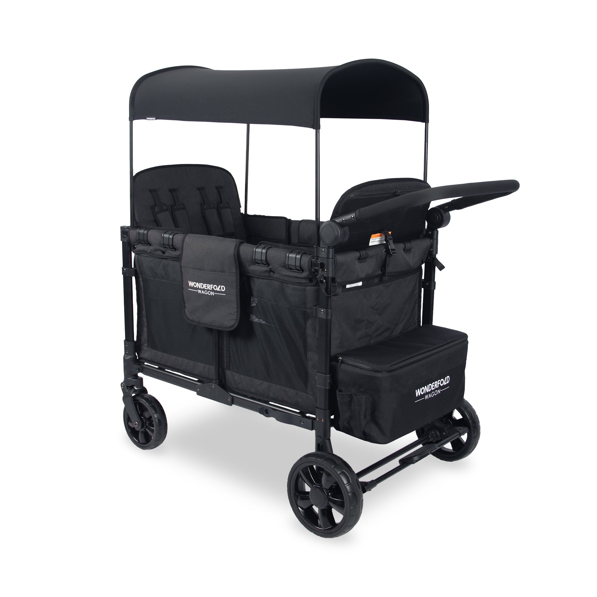 WonderFold W4 Elite Stroller Wagon - Volcanic Black - WonderFold Wagons Australia