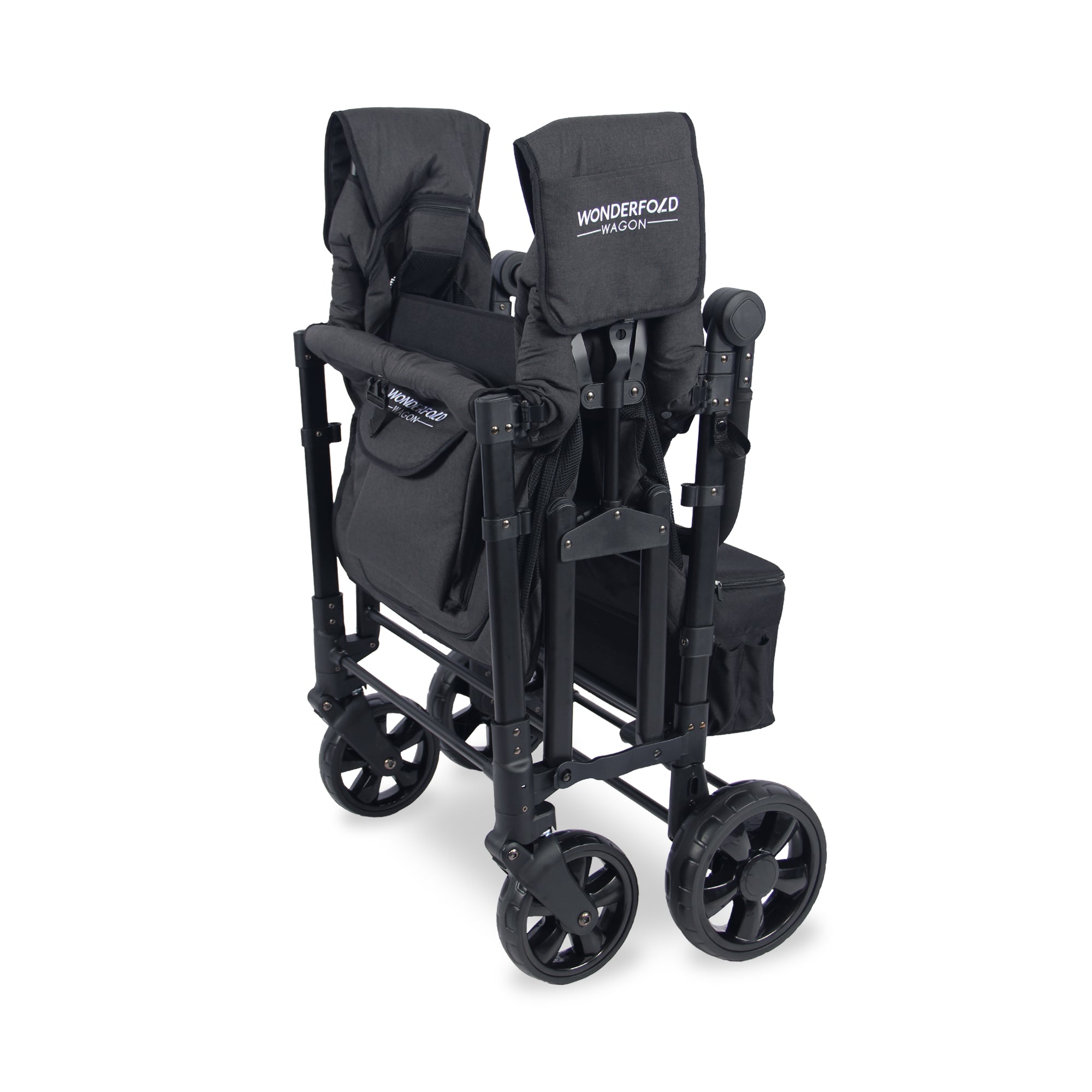 WonderFold W4 Elite Stroller Wagon - Volcanic Black - WonderFold Wagons Australia