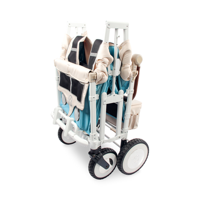 WonderFold W4 Volkswagen Stroller Wagon - Bondi Blue