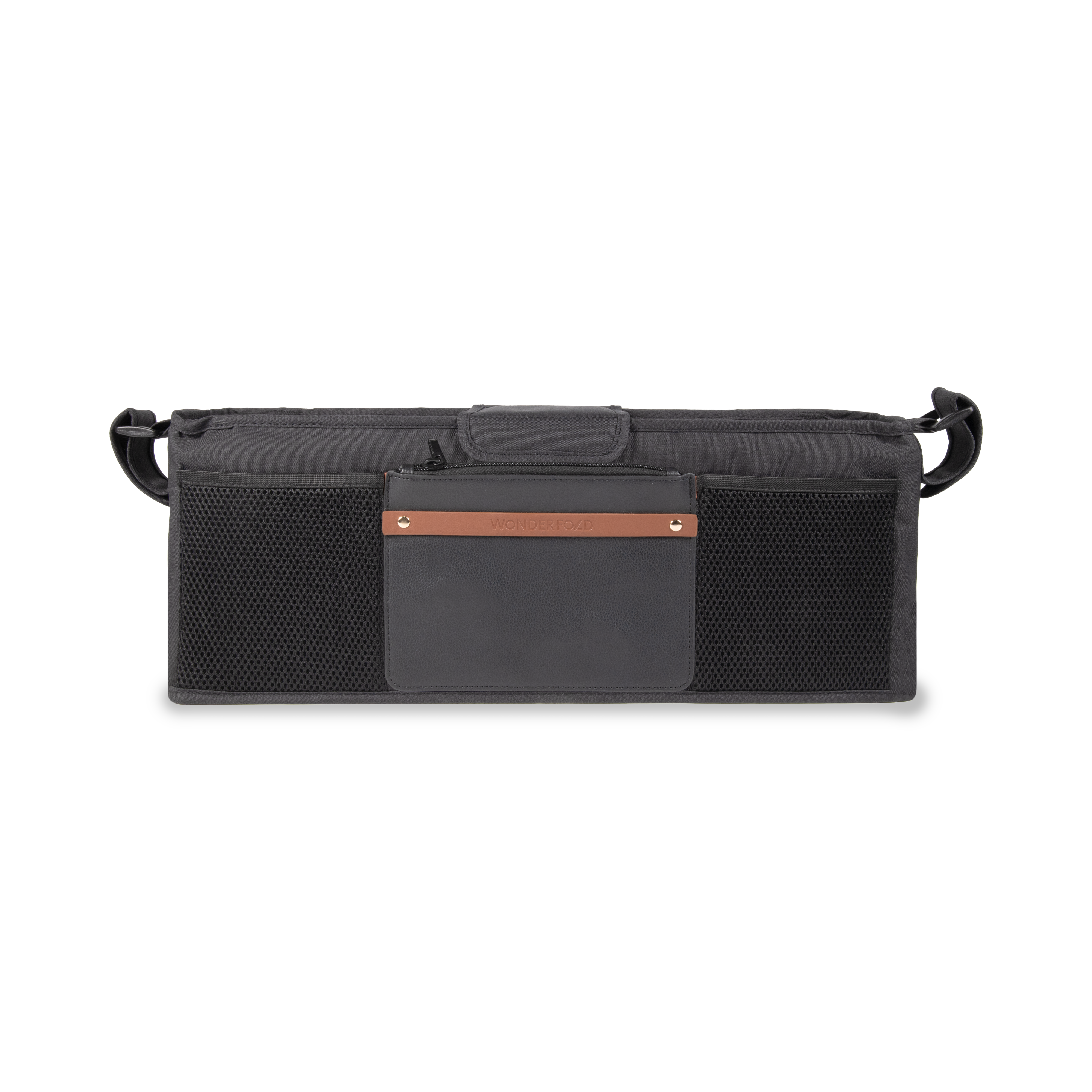 Pram Organiser for Parents with zips for storage