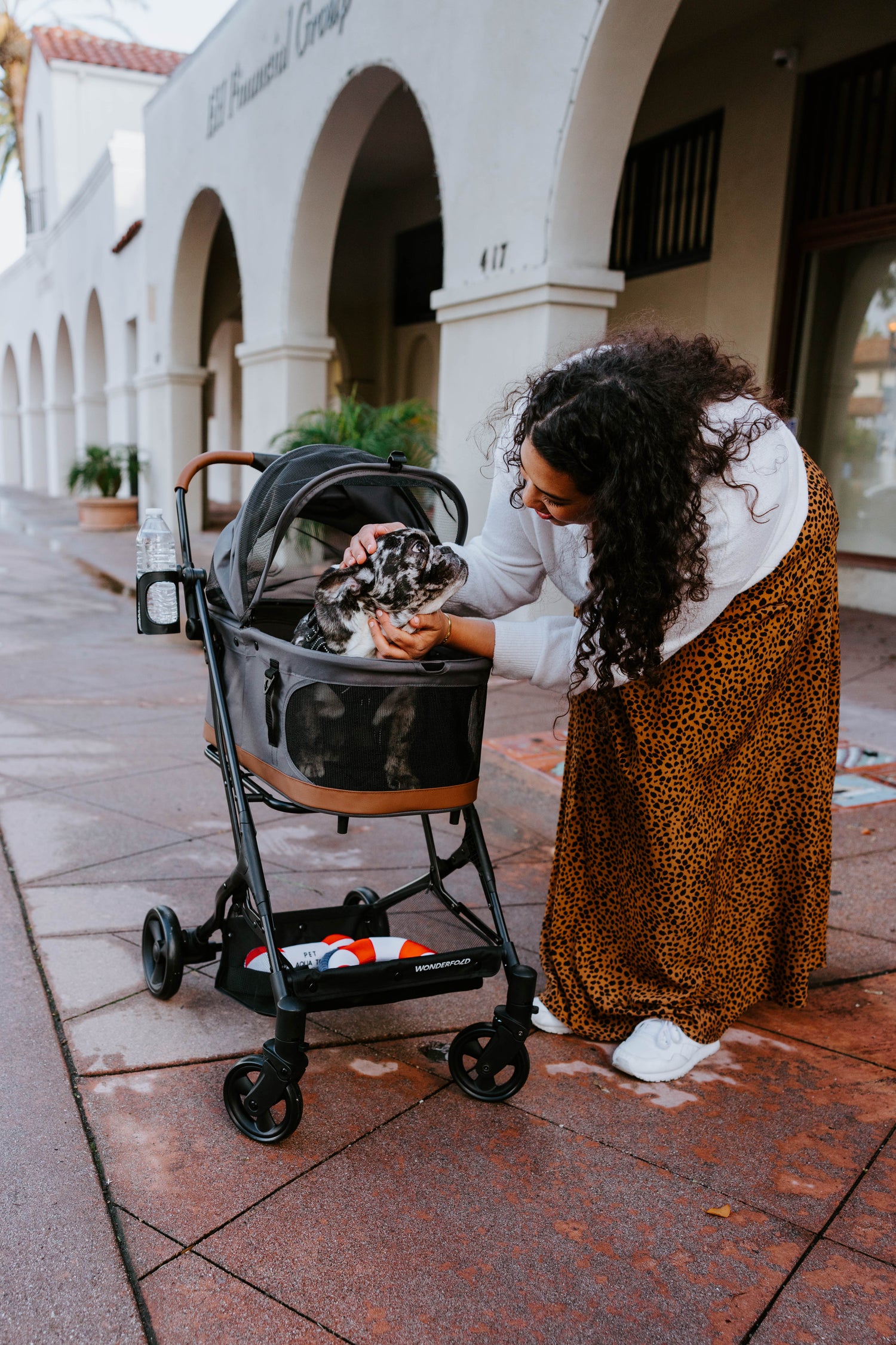 Pet Stroller from WonderFold, Easy to Fold