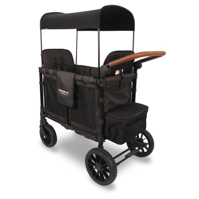 WonderFold W2 Luxe Stroller Wagon - Volcanic Black