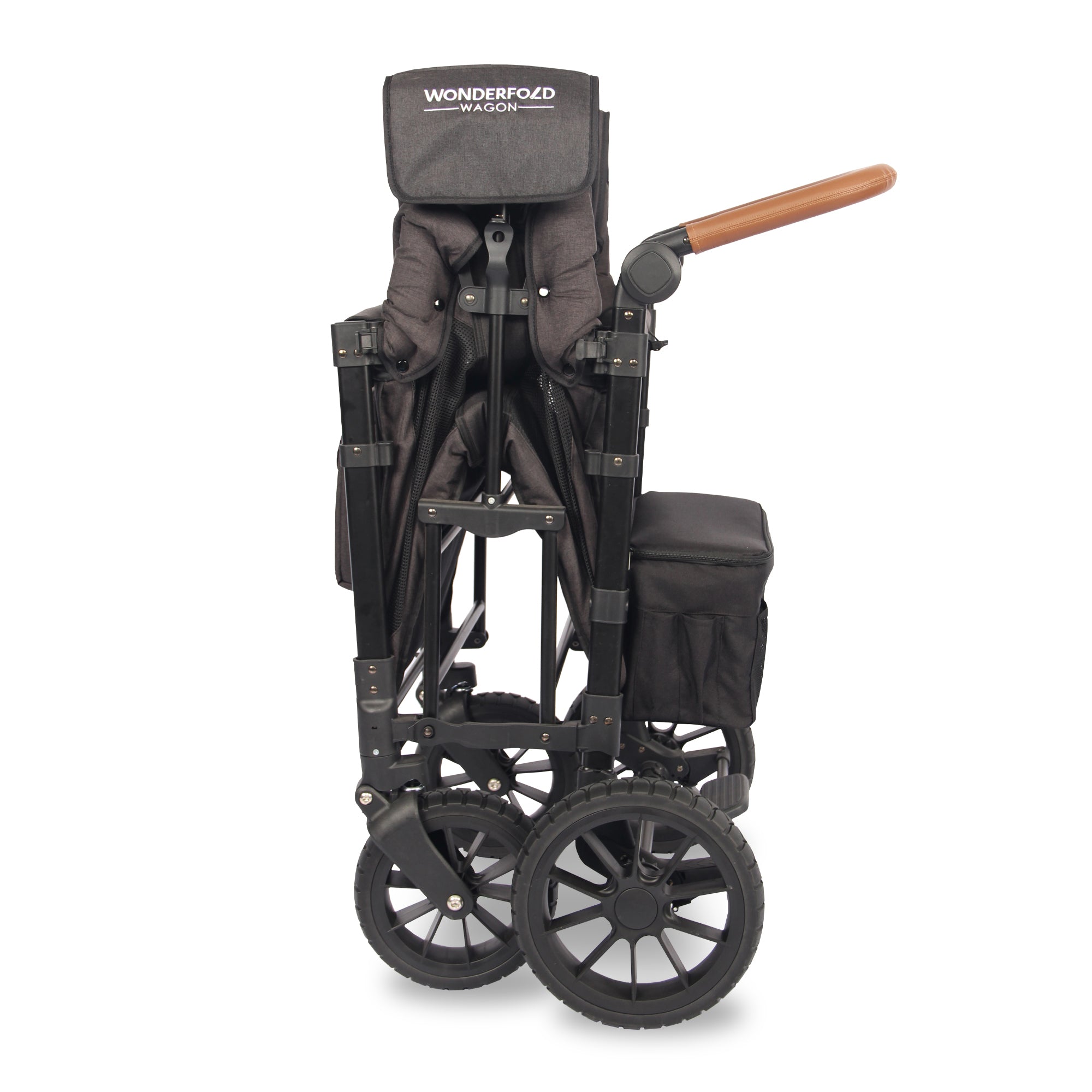 WonderFold W2 Luxe Stroller Wagon - Volcanic Black - WonderFold Wagons Australia