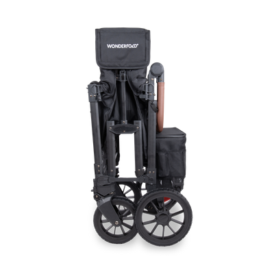 WonderFold W2 Luxe Pro Stroller Wagon - Jet Black