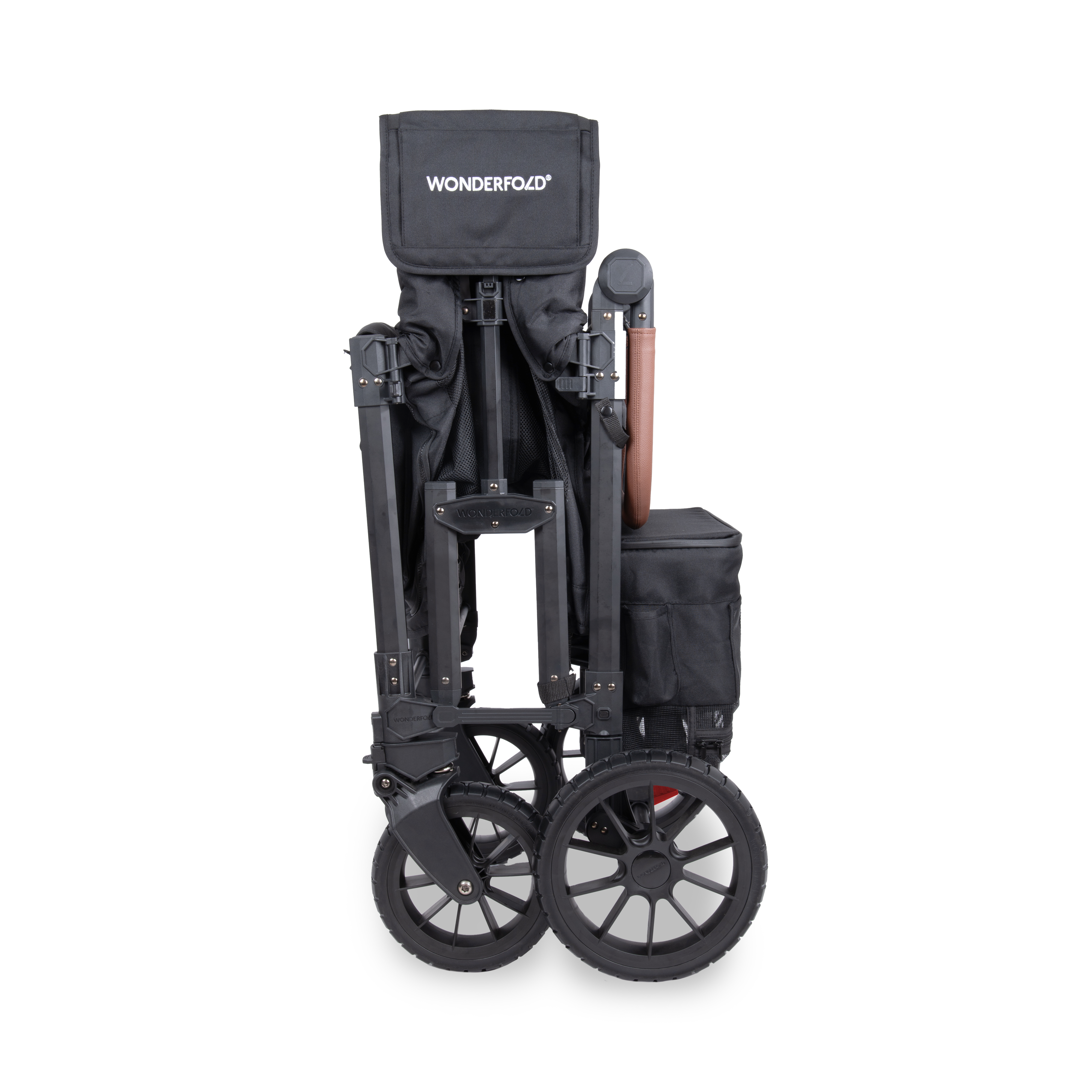 WonderFold W2 Luxe Pro Stroller Wagon - Jet Black