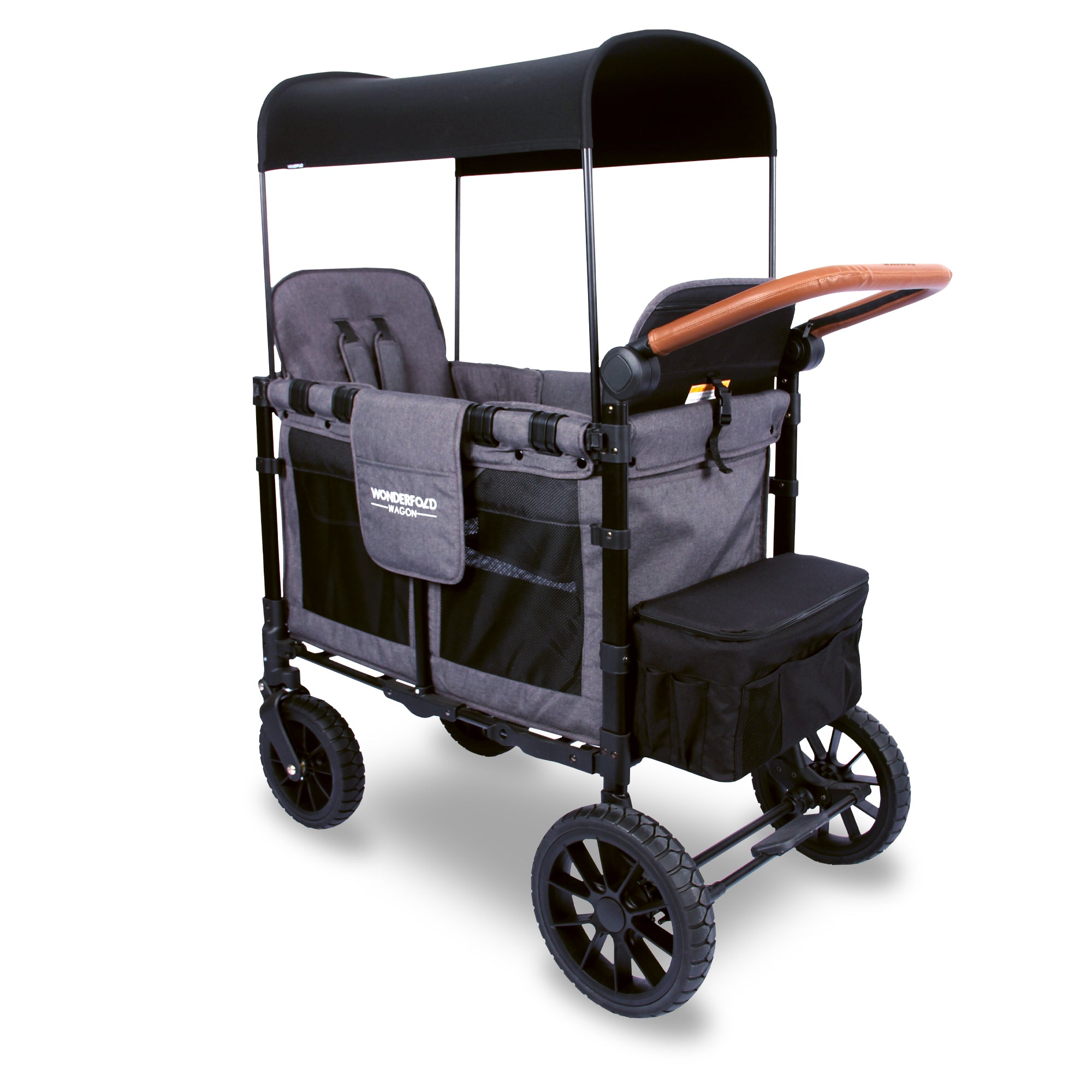 WonderFold W2 Luxe Stroller Wagon - Charcoal Grey - WonderFold Wagons Australia