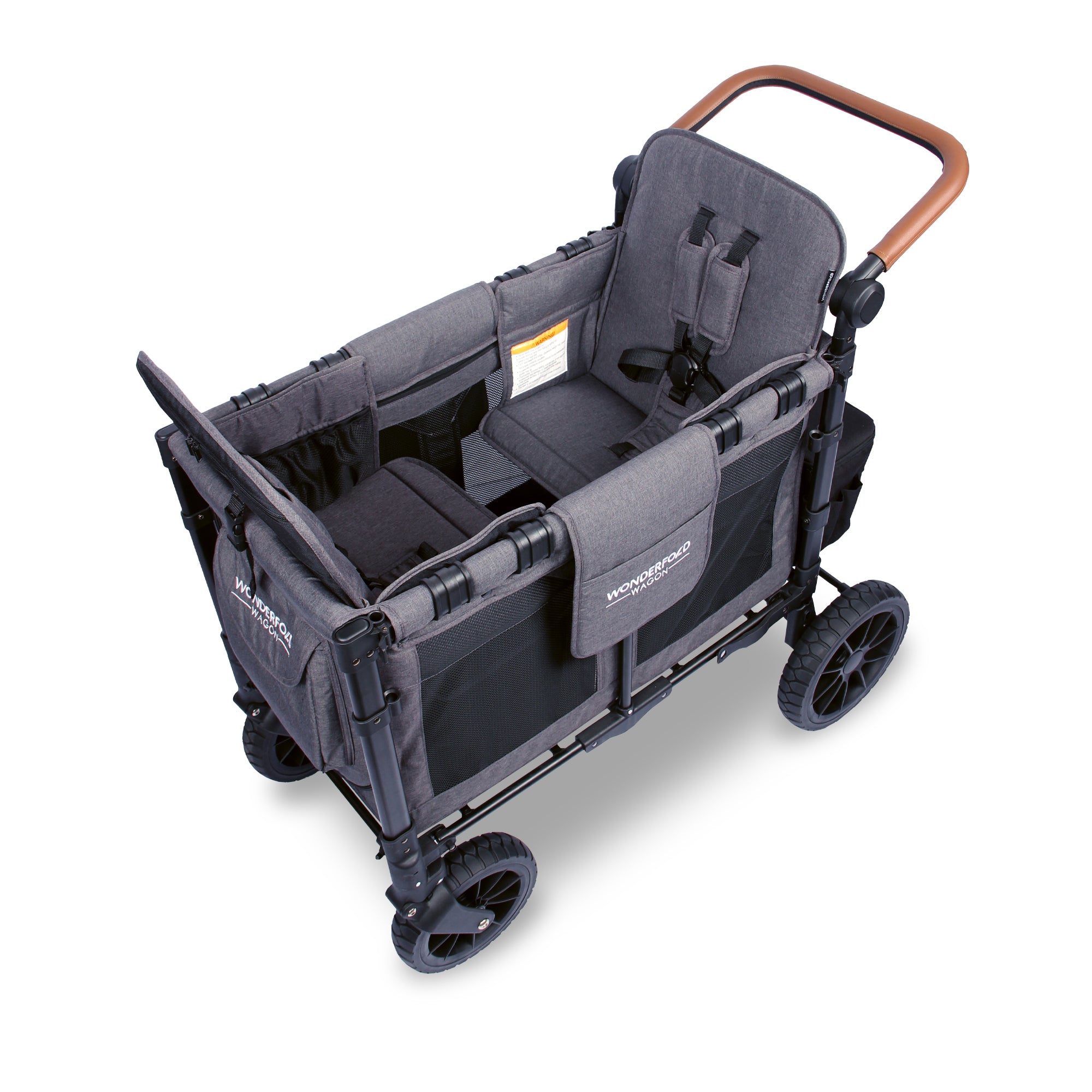 WonderFold W2 Luxe Stroller Wagon - Charcoal Grey - WonderFold Wagons Australia