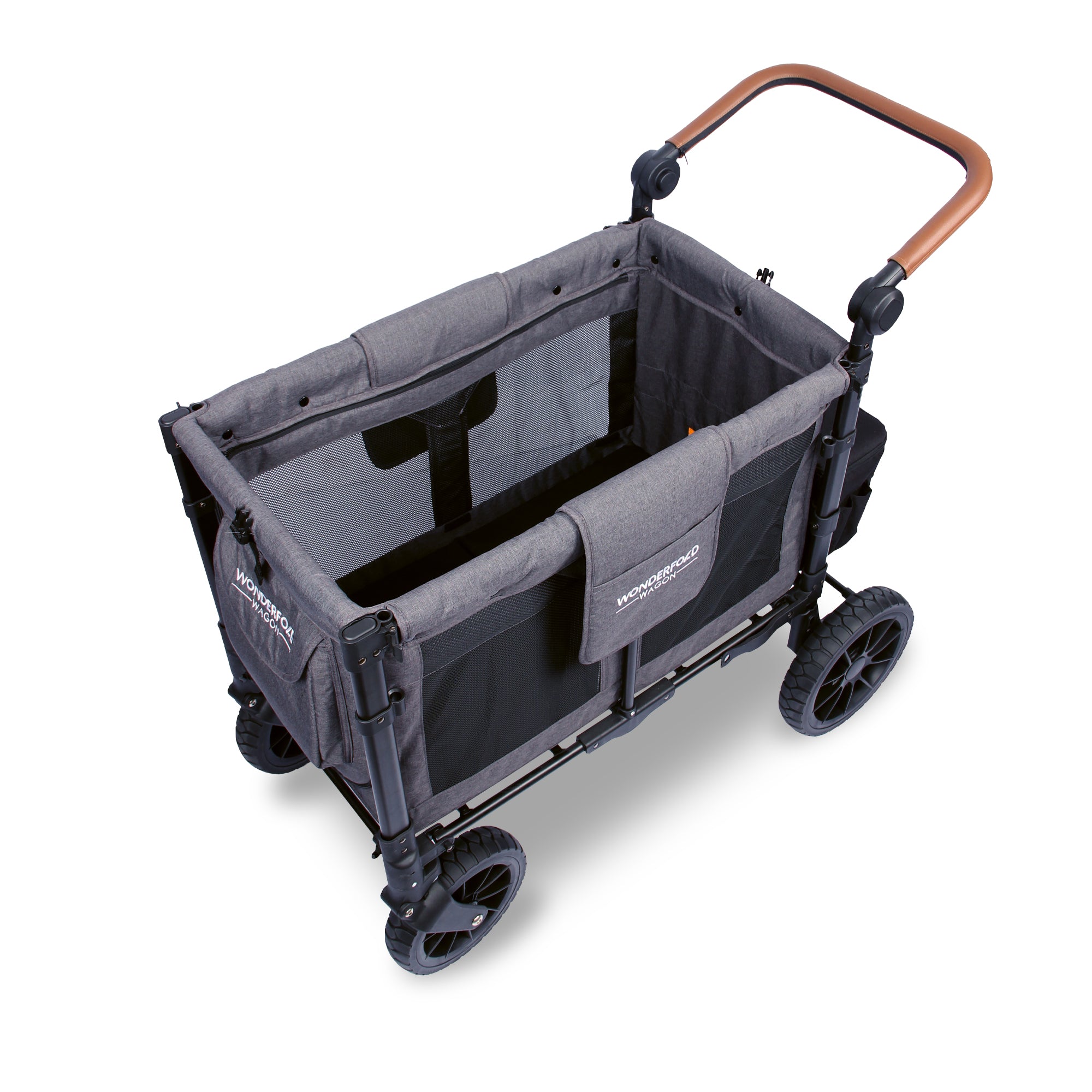 WonderFold W2 Luxe Stroller Wagon - Charcoal Grey - WonderFold Wagons Australia