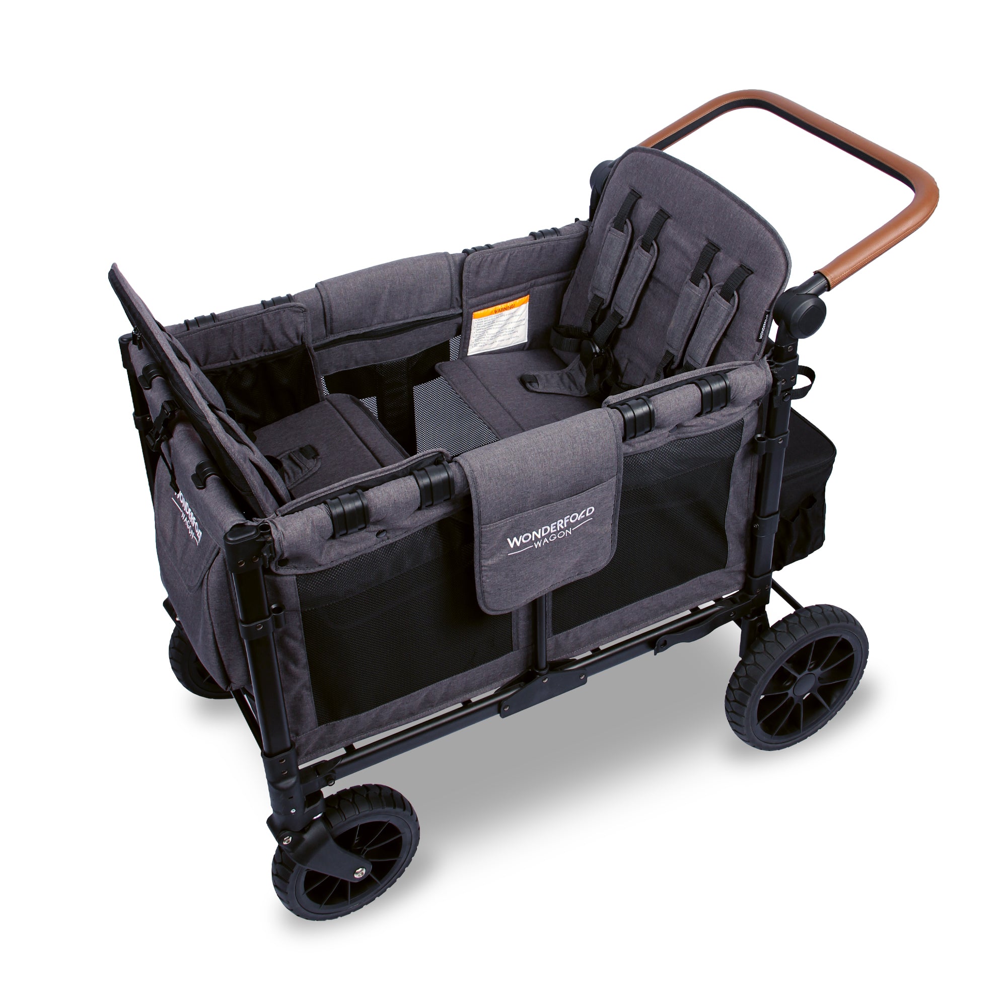 WonderFold W4 Luxe Stroller Wagon - Charcoal Grey - WonderFold Wagons Australia