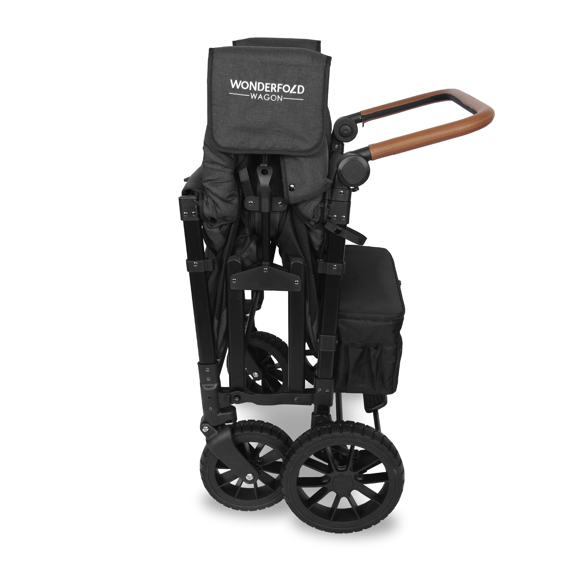 WonderFold W4 Luxe Stroller Wagon - Volcanic Black - WonderFold Wagons Australia