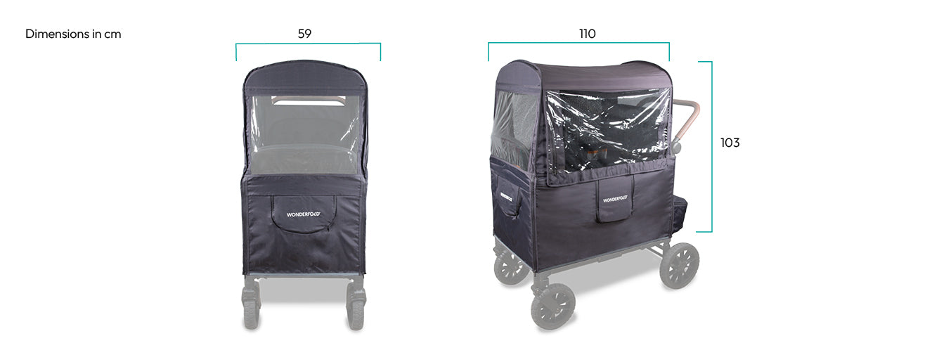 WonderFold W4 Weather Cover - WonderFold Wagons Australia