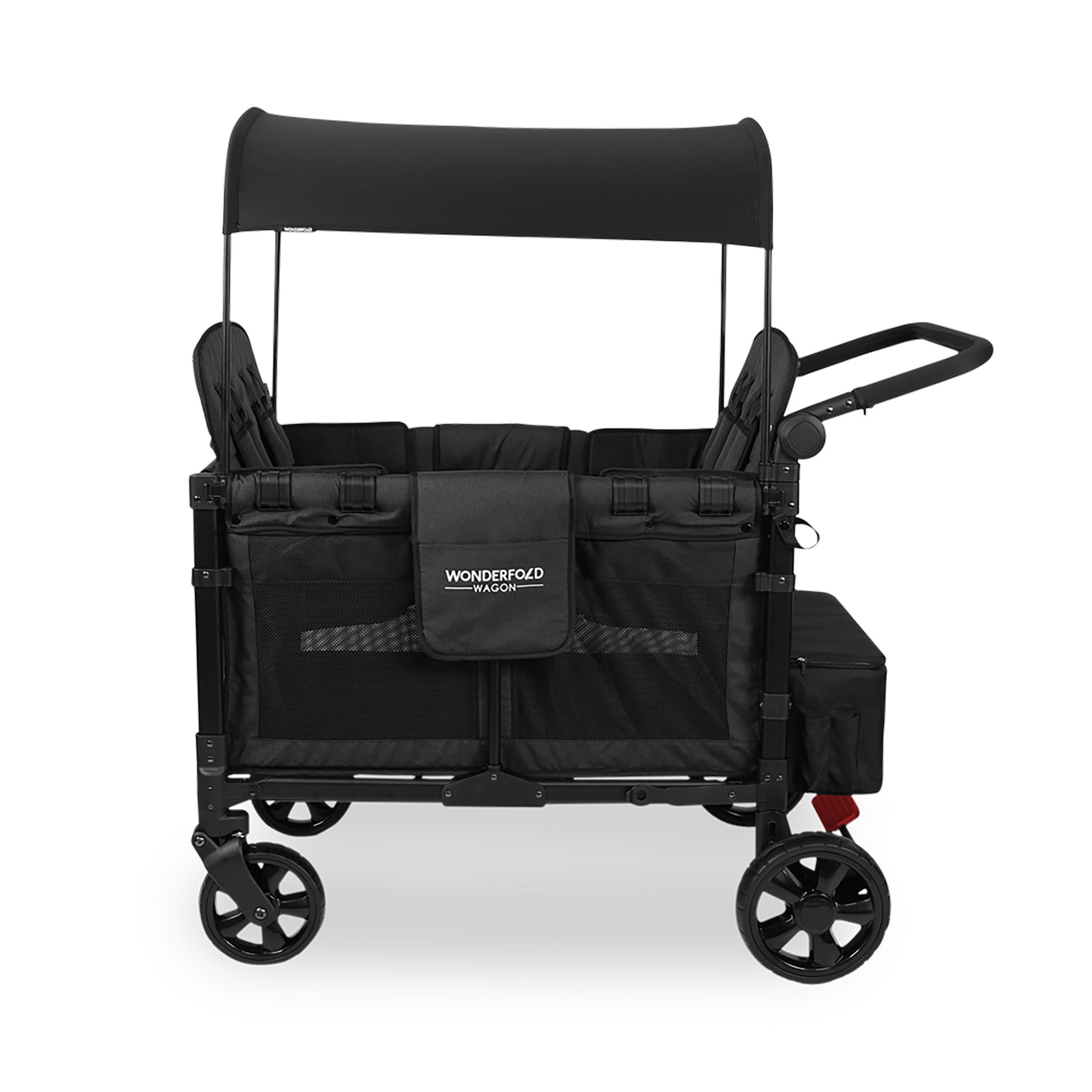 WonderFold W4 Elite Stroller Wagon - Volcanic Black - WonderFold Wagons Australia