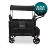 WonderFold W4 Elite Stroller Wagon - Volcanic Black