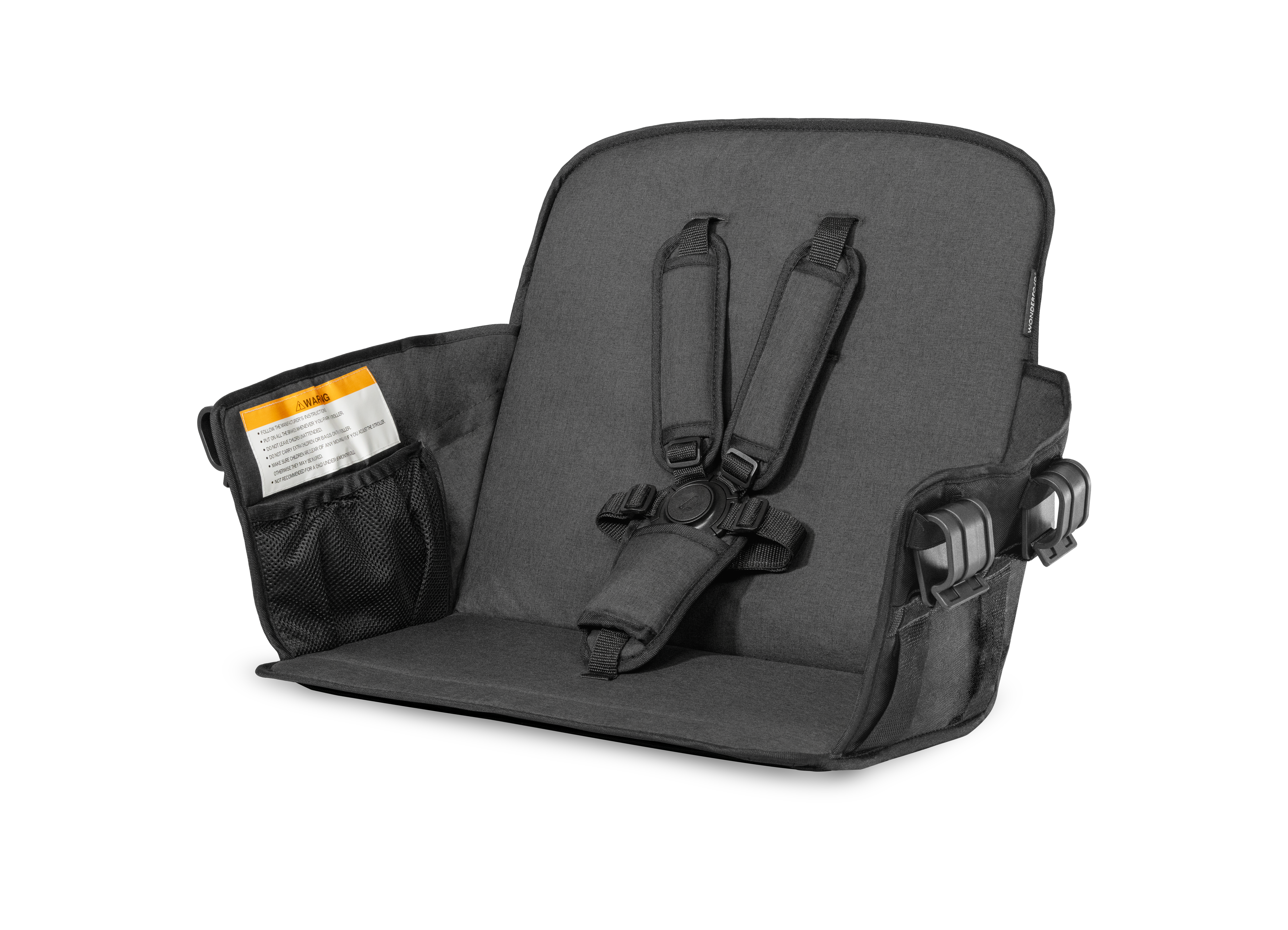 WonderFold W4 - Single Seat Volcanic Black - WonderFold Wagons Australia