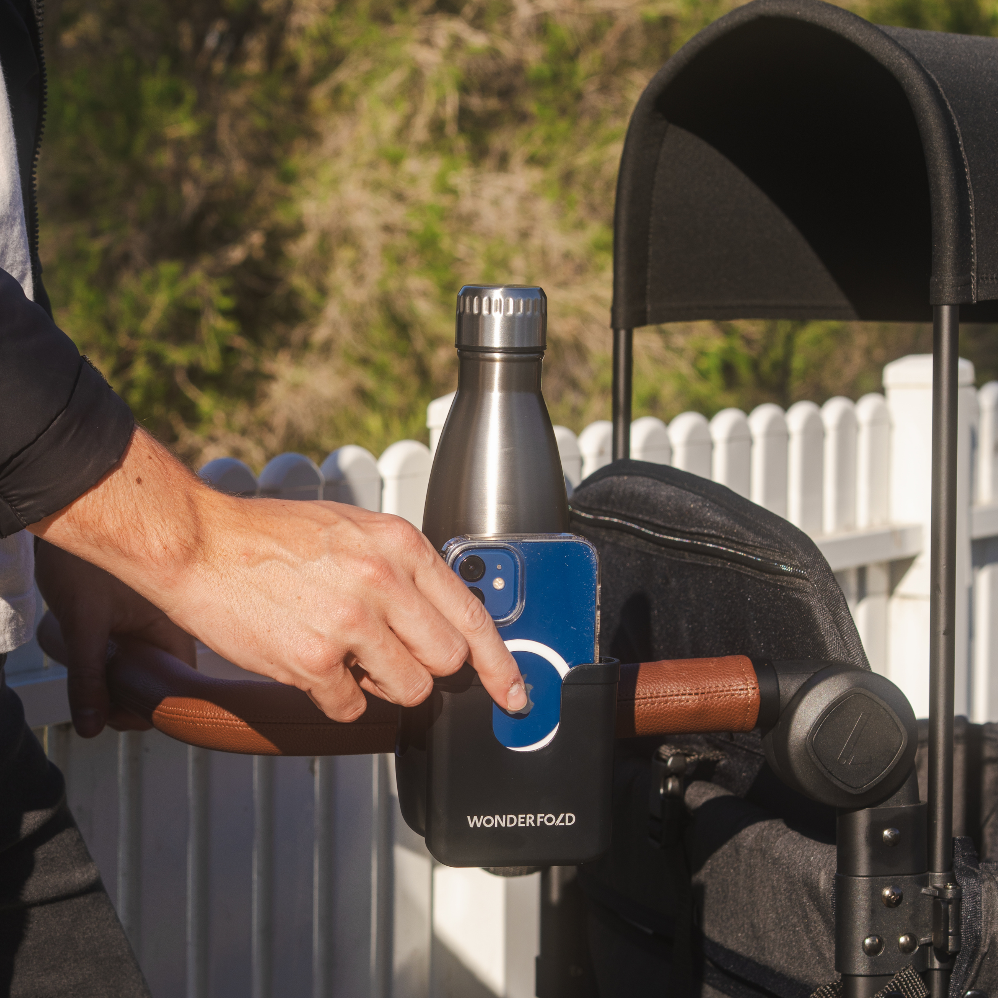 WonderFold 2 in 1 Cup & Phone Holder (W4 & W2) - WonderFold Wagons Australia