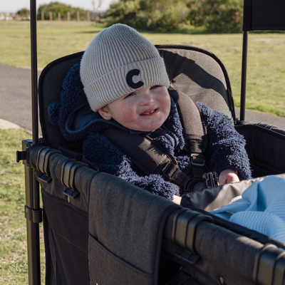 WonderFold W4 - Single Seat Volcanic Black - WonderFold Wagons Australia