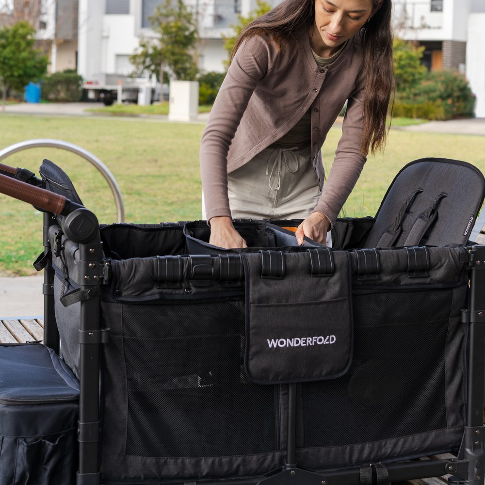 WonderFold W4 set up: open carriage
